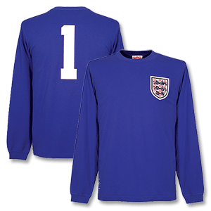 1966 England Home L/S GK Shirt - Blue