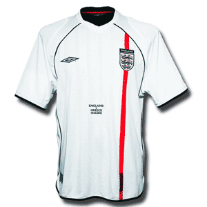 Umbro 2002 England H S/S v Greece emb.