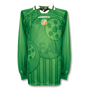 Umbro 97-99 Ireland Home L/S shirt - Players