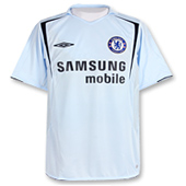 Chelsea Away Shirt 2005/06 with J Cole 10 printing.