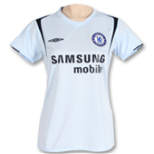 Chelsea Away Shirt 2005/06 - Womens with Del Horno 3 printing.