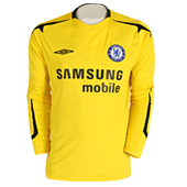 Chelsea Goalkeeper Change Shirt 2005/06 - Long Sleeve with Cech 1 printing.