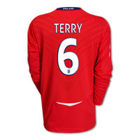 England Away Shirt 2008/10 with Terry 6 printing