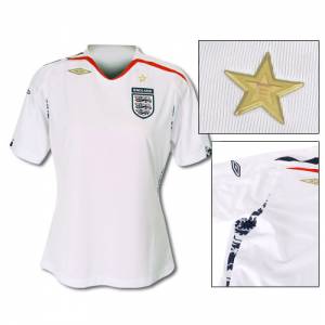 England Home Shirt 2007/09 - Womens