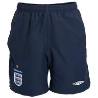 Umbro England Training Shorts - Titanium/Flint - Kids.
