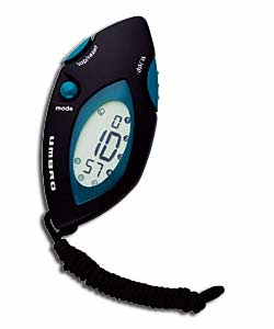 Sports Stopwatch with Black Case and Black Neck Cord