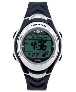 Umbro Youth LCD Blue Strap Watch