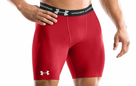 Under Armour Heat Gear Compression Shorts Red
