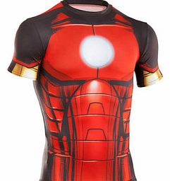 Iron Man Compression S/S T-Shirt Red/Black