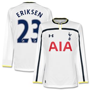 Tottenham Home L/S Eriksen 23 Shirt 2014 2015