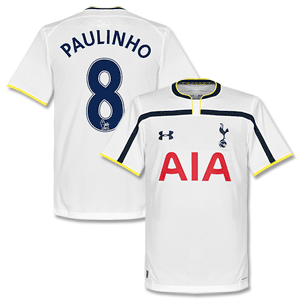 Tottenham Home Paulinho 8 Shirt 2014 2015 (PSPro