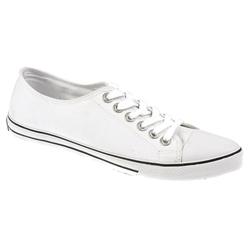 Male Camden Textile Upper Textile Lining Fashion Trainers in White