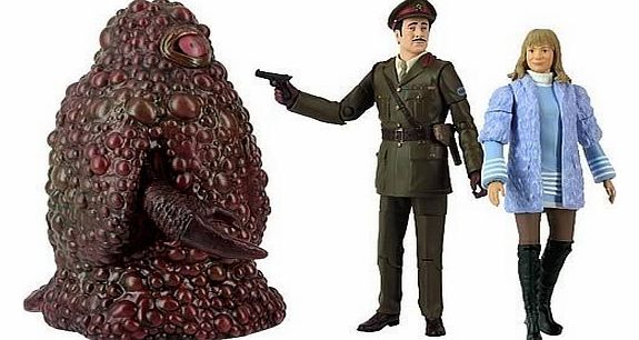 DOCTOR WHO THE THREE DOCTORS ACTION FIGURE 3 PACK