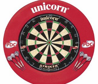 Unicorn Dartboard Striker Surround Home Dart Centre - Black/White/Red/Green