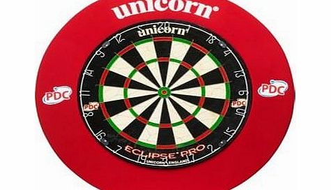 Unicorn PDC Dartboard Surround, Size: H70cm, W70cm, D4cm.