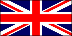 Union Jack paper table flag, 6`` x 4``