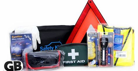 European Car Safety & Travel Kit for roadside emergencies in Europe - (4)