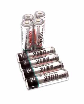 Rechargeable Battery ~ Ni-Mh ~102222~ AA 2100 mAh ~ 8 PACK SPECIAL !
