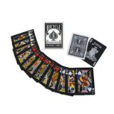 United States Playing Card Company Black Deck (Face and Back) with Gaff Cards - Bicycle Poker Size Playing Cards