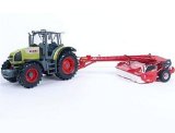 CLAAS Ares 836 RZ Tractor with Kuhn FC 303 GC Mower