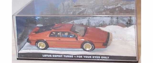 universal hobby james bond 007 for your eyes only lotus esprit turbo film scene car 1.43 scale diecast model