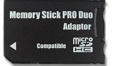 UniversalGadgets NEW MICRO SD TF TO MEMORY STICK PRO DUO ADAPTER FOR PSP