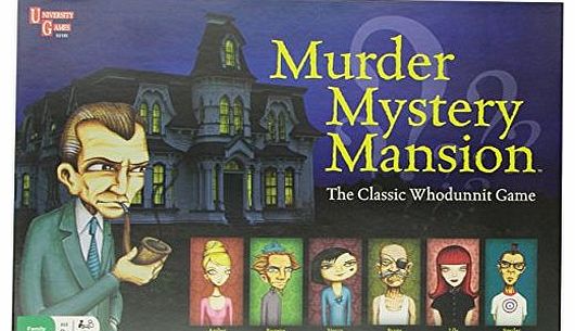University Games The Murder Mystery Mansion Board Game