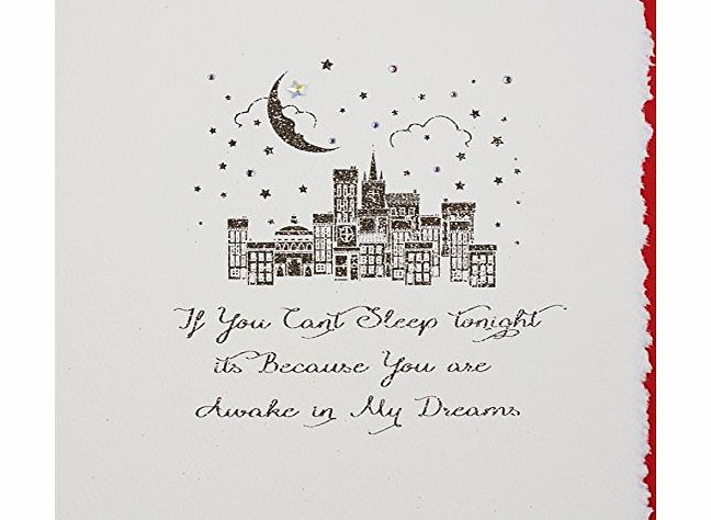 Unknown `` If You Cant Sleep Tonight... `` Handmade Open / Valentines Day Card - FV5