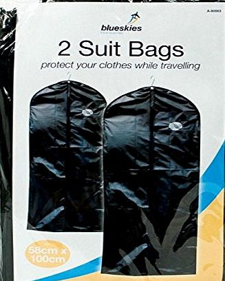 Unknown 1 x PACK SUIT BAG DRESS CLOTHES BAGS TRAVEL PROTECTOR CARRIER GARMENT BAGS STORAGE (Pack of 1)