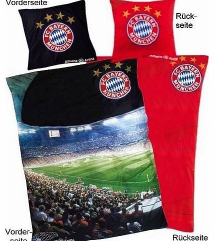 Bayern Munich Allianz Arena Bed Linen (80x80cm/135cmx200cm) - One Size
