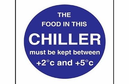 Unknown Food In This Chiller Sign - 100 x 100mm.