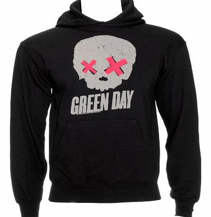 Green Day Skull Hoodie (Grey) - Medium