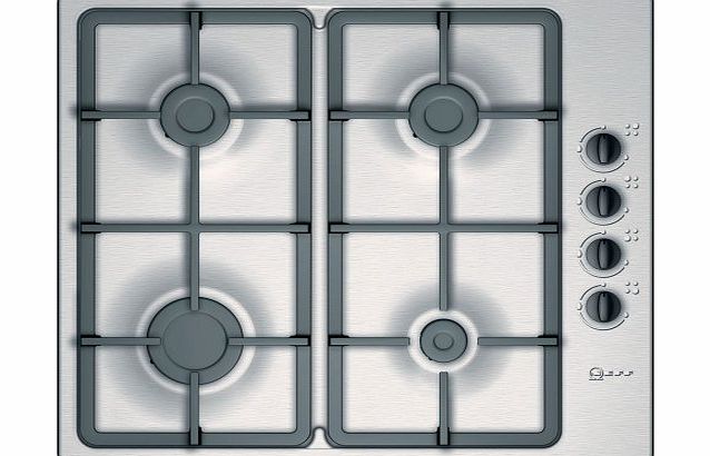 Unknown Neff T21S36N1 Gas Hob Built In Stainless Steel