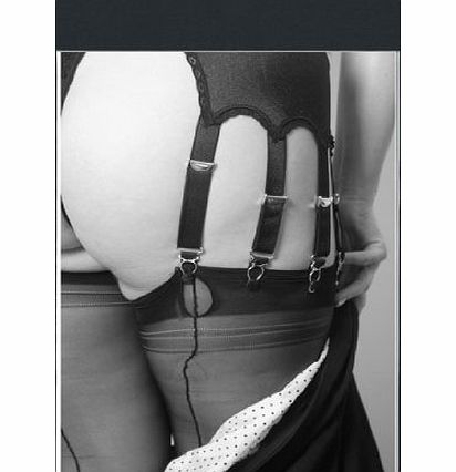 RETRO GLAMOUR VINTAGE FULLY FASHIONED SEAMED STOCKINGS PIN UP PHOTO PRINT IN MOUNT