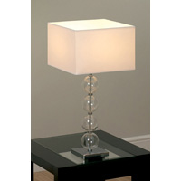 Unbranded 069 TL - Glass and Chrome Table Lamp