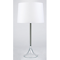 Unbranded 071 TLCL - Chrome Table Lamp Pair