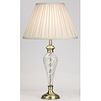 Unbranded 079 AN - Brass and Glass Table Lamp