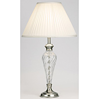 Unbranded 079 SC - Chrome and Glass Table Lamp