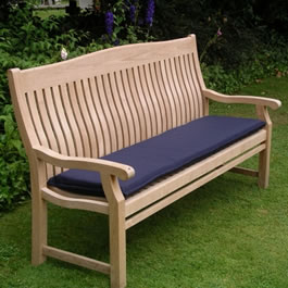 Get comfortable with an Acrylic 1.5m Bench Seat Cushion made by Kingtom Teak
