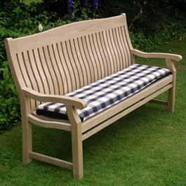 Get comfortable with an Acrylic 1.8m Bench Seat Cushion made by Kingtom Teak