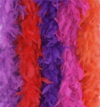 A bit of fluffy fun and just what you need to set off a party outfit. They make a good gift for