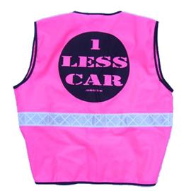 Unbranded 1 Less Car Hi Viz- Pink Tots 3-4 yrs