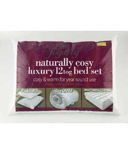 10.5 Tog White Duck Feather Bed in a Bag Set - King Size