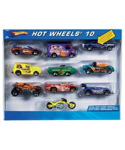 Cool Hot Wheels gift for the real Hot Wheels fan!The 10 car pack comes with one exclusive car. For