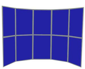 10 panel display board A