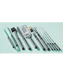 10 Piece Stainless Steel Accessory Set