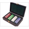 Play cards like they do in the casino with 100 high quality clay poker chips in a stylish black case
