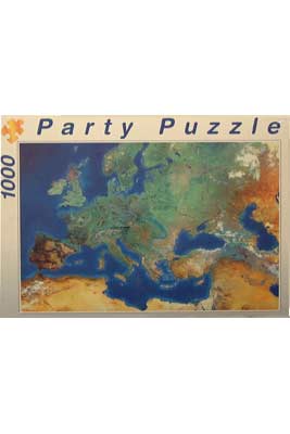 1000 piece Satellite Image Party Puzzle