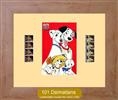 Unbranded 101 Dalmatians - Double Film Cell: 245mm x 305mm (approx) - beech effect frame with ivory mount