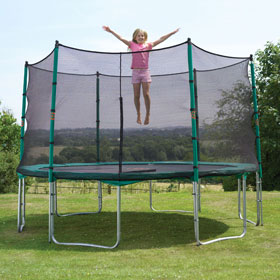 Unbranded 10ft Sovereign Trampoline with Bounce Surround